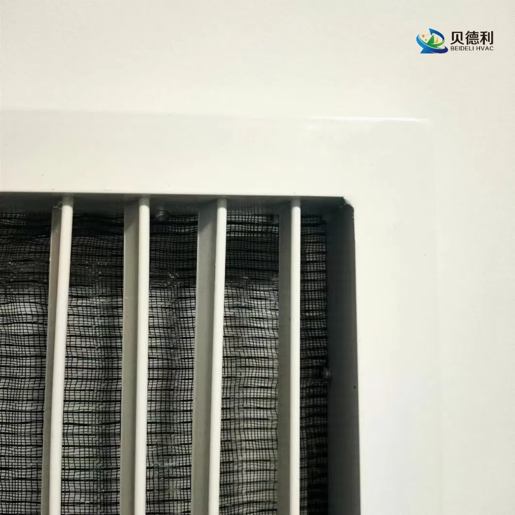 Beideli HVAC Return Air Aluminum/ABS Air Deflection Grille with Filter