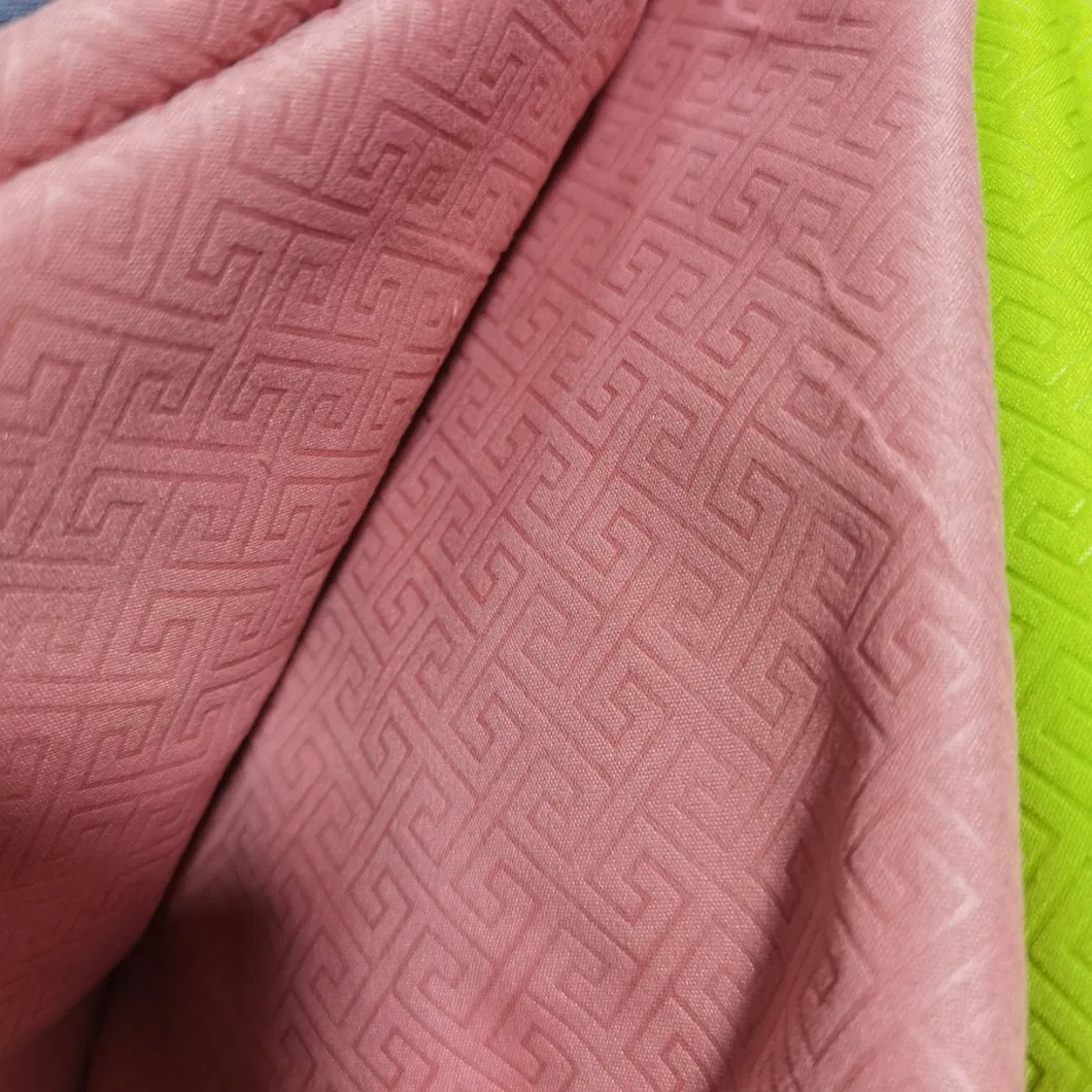 Polyester Bedding Fabric Embossing Fabric Textile for Pocket Lining