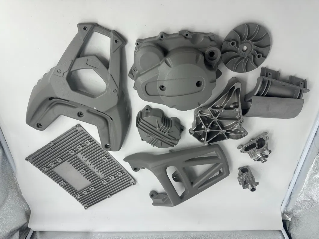 ADC12 Aluminum Alloy Die Casting in Large Size with Complex Structure Parts