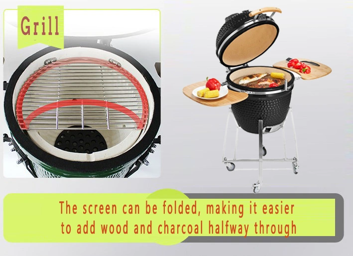 Commercial Solar BBQ Grill Cast Iron Charcoal Portable Outdoor BBQ Grill