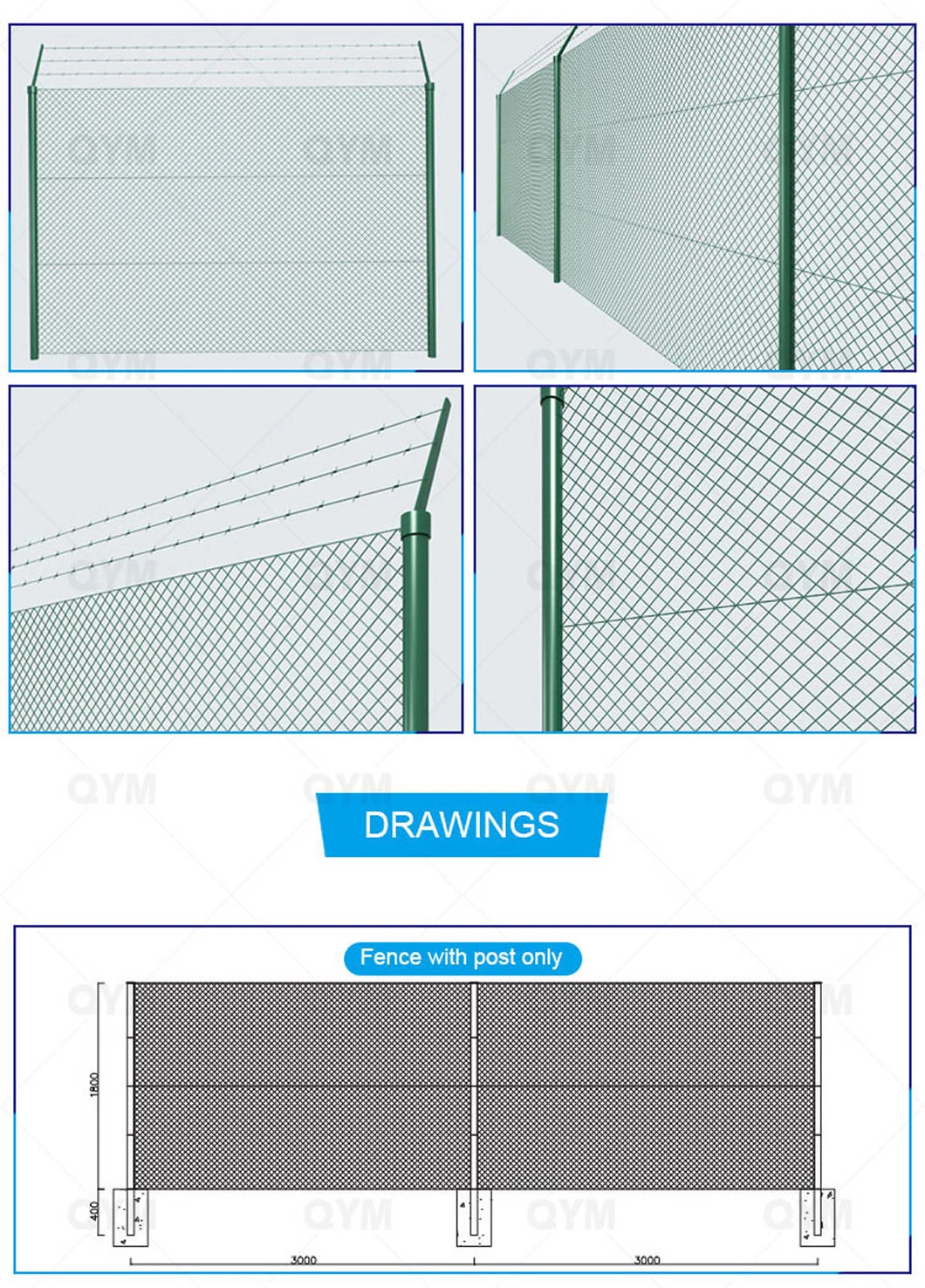 Wholesale Chain Link Fence Panel Prices Wire Fence Chain Link