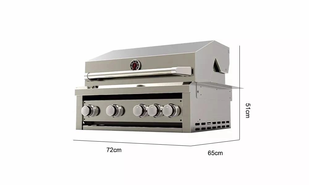 Outdoor Kitchen Portable Bulit-in BBQ Grill Kebab Gas Grills