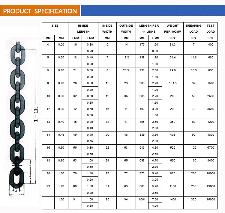 Galvanized Steel Mining Protection Welded Chain Link