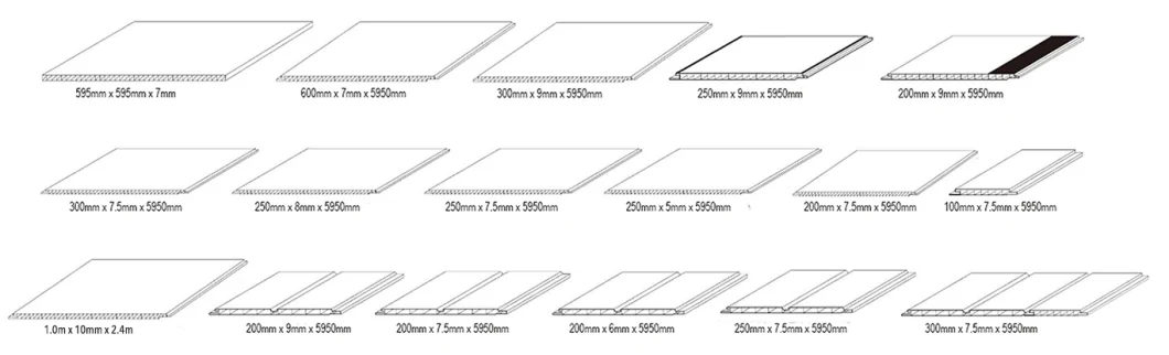 Australia New Zealand Outdoor PVC Ceiling Lining Soffit