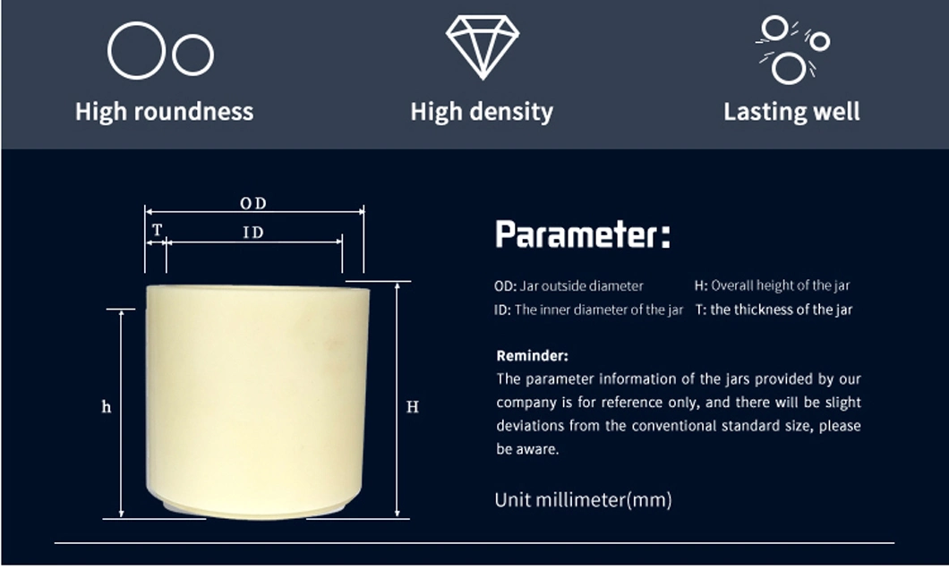 Laboratory Nylon Jar Ball Mill Grinding Tank for Planetary Ball Mill