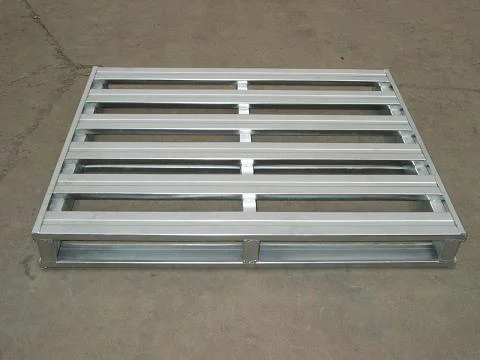 Heavy Duty 4-Way Entry Type and Single Faced Style Rack Use Standard Durable Single Face Pallet Steel Reinforced Factory for Rack Pallet Steel