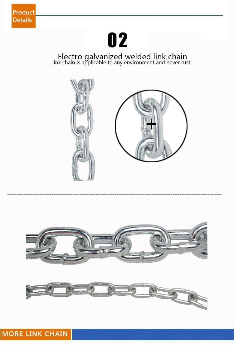 Galvanized Steel Mining Protection Welded Chain Link