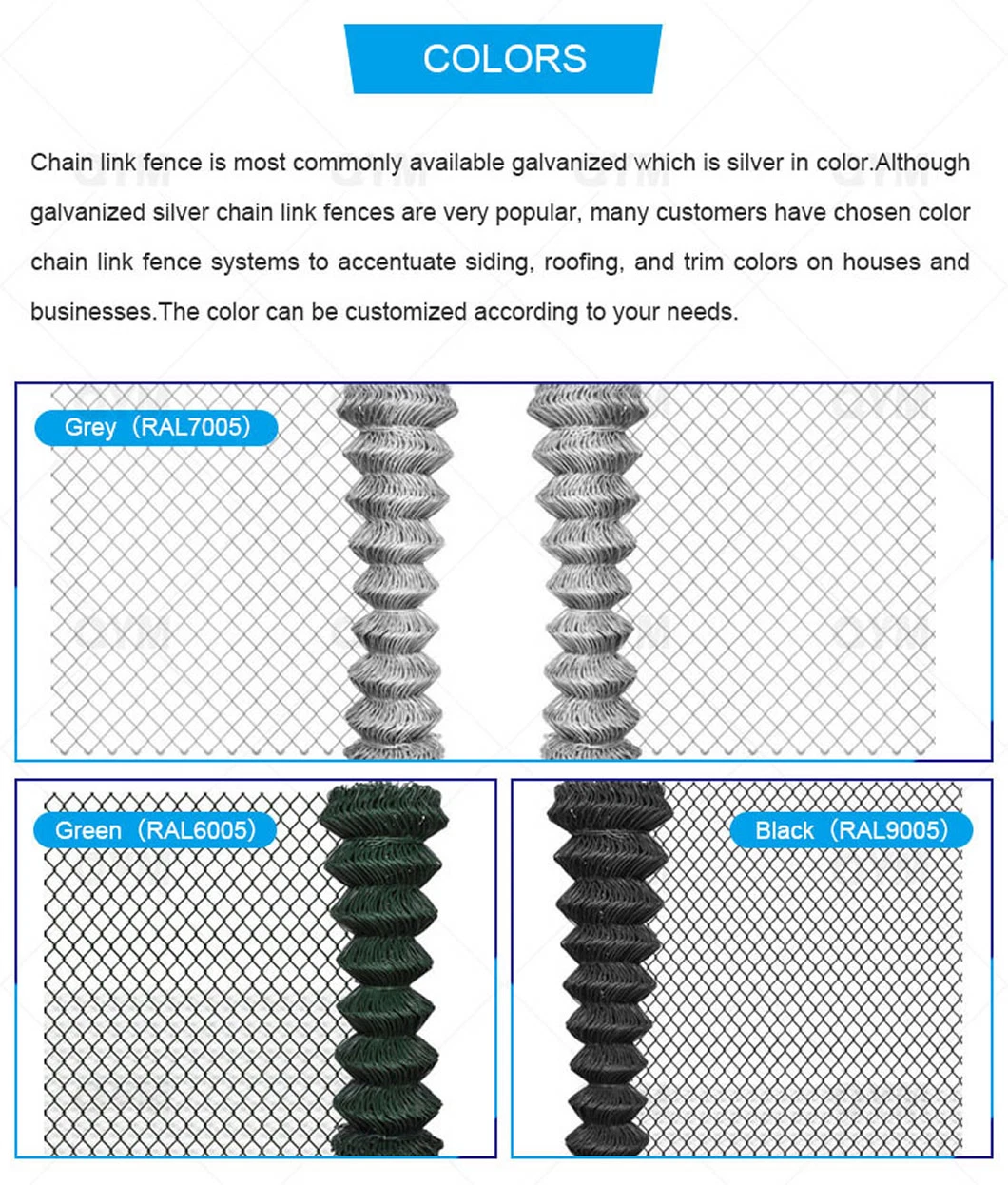 Wholesale Chain Link Fence Panel Prices Wire Fence Chain Link