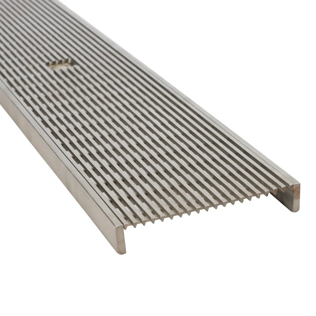 Factory Supply Drainage Cover Rainwater Grate Decorative Stainless Steel Channel Drain Grate