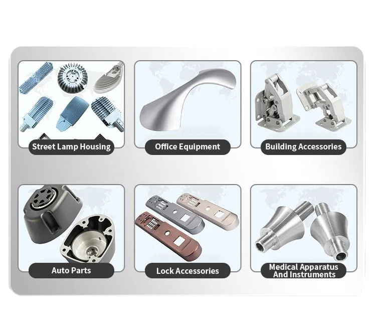 Custom Auto Motorcycle Machinery Metal Parts Aluminum Die Casting