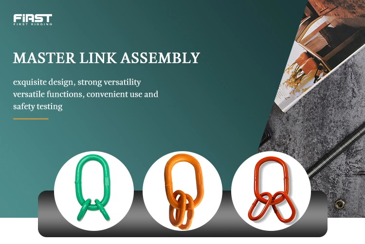 Wholesale Customized Color High Tensile European Standard G80/G100 Forged/Round/Assembly Master Link for Chain Sling/Lifting