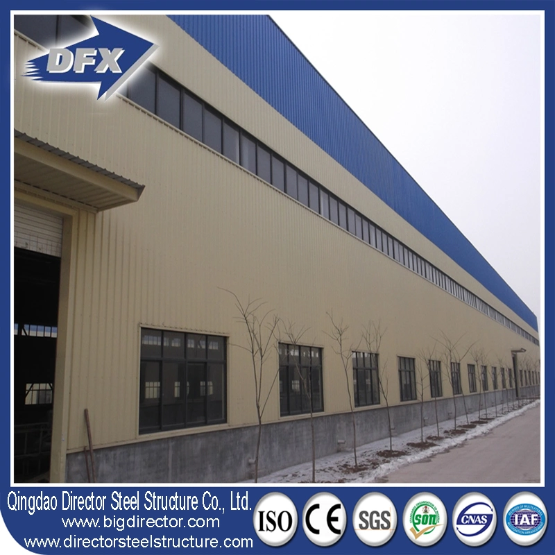 Cheap Light Weights Galvanized Steel Work Warehouse for Workshop and Storage Shed