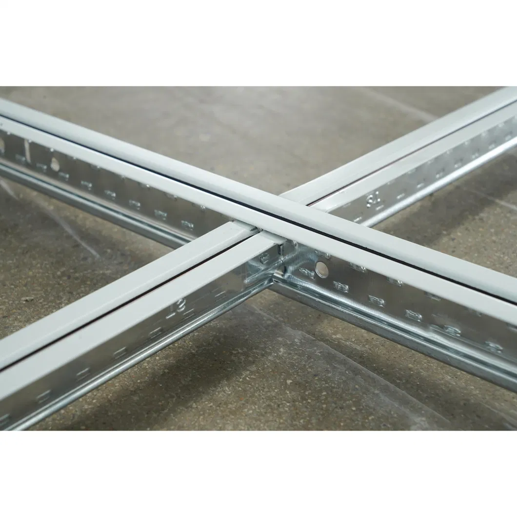 Galvanized Grooved T-Grid/T Bar for Ceiling Suspension Groove Wall Angle Ceiling T-Grid