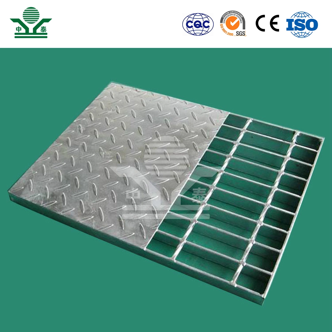Zhongtai Drainage Iron Grating Cover Drainage Ditch China Manufacturing Steel Storm Drain Grates 1 - 1/2 Inch X 1/8 Inch Stainless Steel Grates for Pools