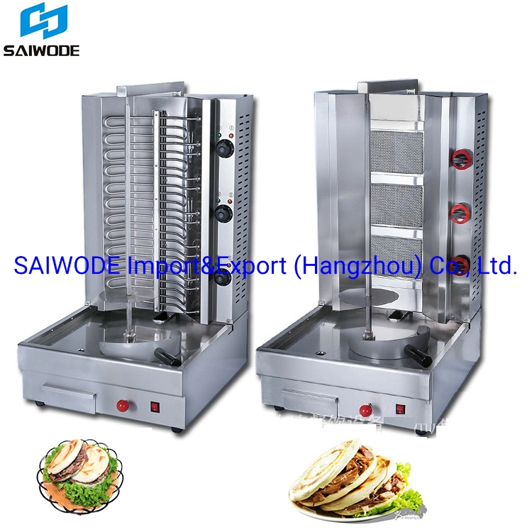 1/6 Electric Automatic Rotating Doner Kebab Machine Chicken Shawarma Grill Machine