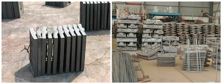 Casting High Manganese Steel Ball Mill Impact Mill Liner Plate