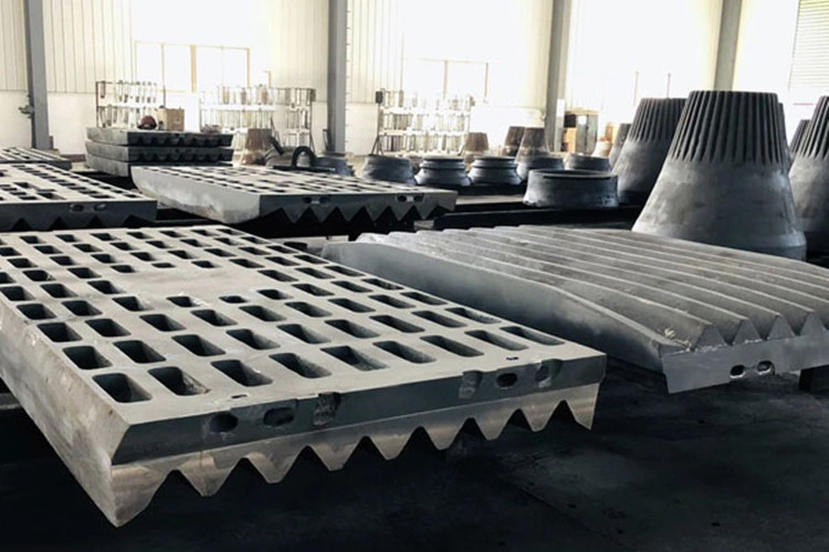 Casting High Manganese Steel Ball Mill Impact Mill Liner Plate
