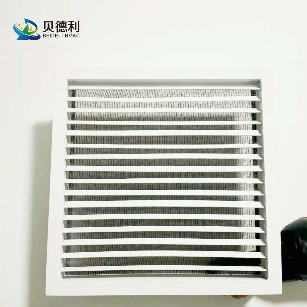 Beideli HVAC Return Air Aluminum/ABS Air Deflection Grille with Filter