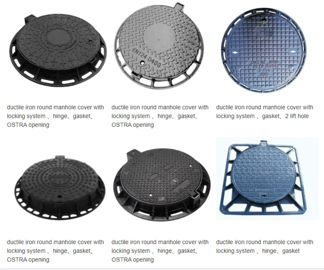 Customizable High Quality Casting Inspection Cover Access Cover Drain Cover Manhole Cover