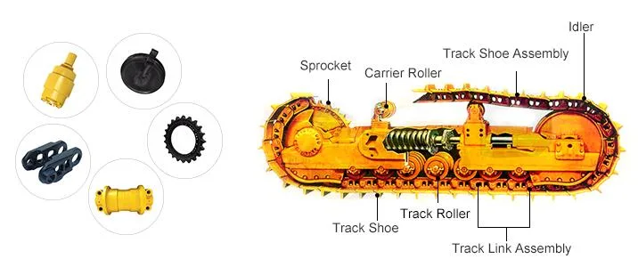 Lubricated Track Chain Link for Caterpillar D7g Berco Cr2576 Dozer Track Repair