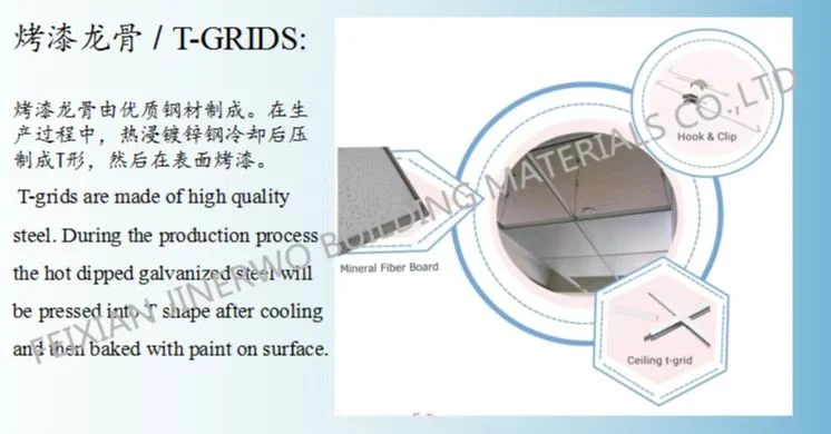 T Ceiling Grid for Ceiling Suspension System or Suspended Ceiling T Bar