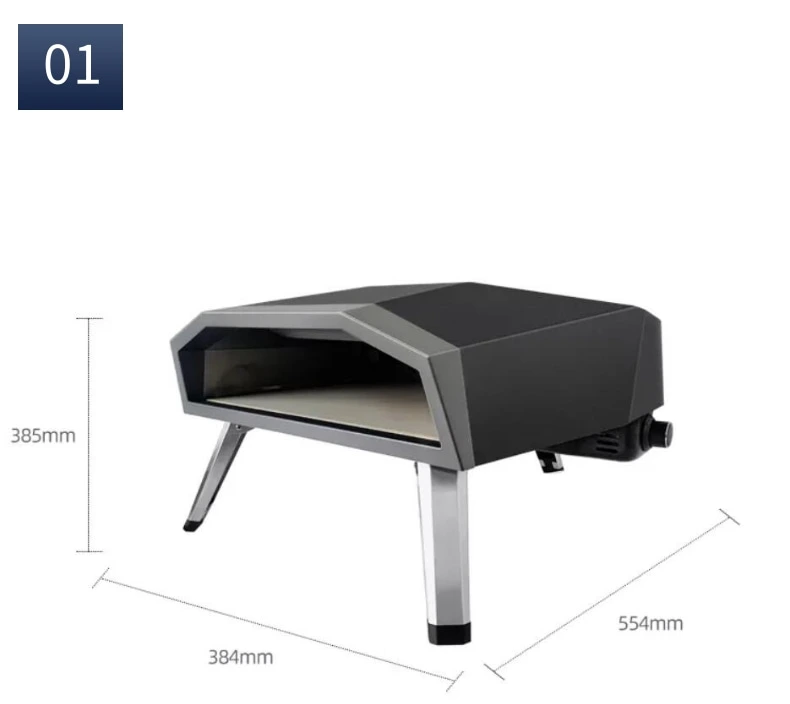 Easily Cleaned, High Temperature Gas Barbecue Oven Multifunction Outdoor Portable Gas BBQ Pizza Oven Grill