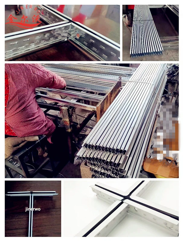 Ceiling T Grid/White Color and Plain/ Flat Ceiling Tee Bars/Ceiling T-Grids/Tee Bar Metal