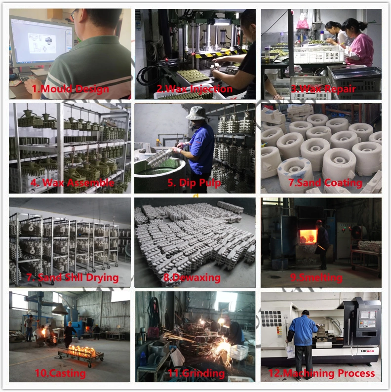Customized Custom Aluminum Alloy Investment Casting Cast Stainless Steel
