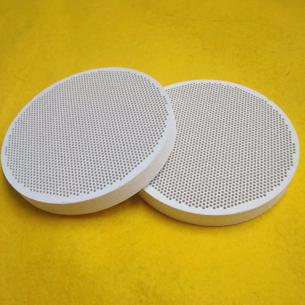 Stock 132*92*13mm Far Infrared Cordierite Honeycomb Ceramic Tile Gas Mullite Grill Burner Plate
