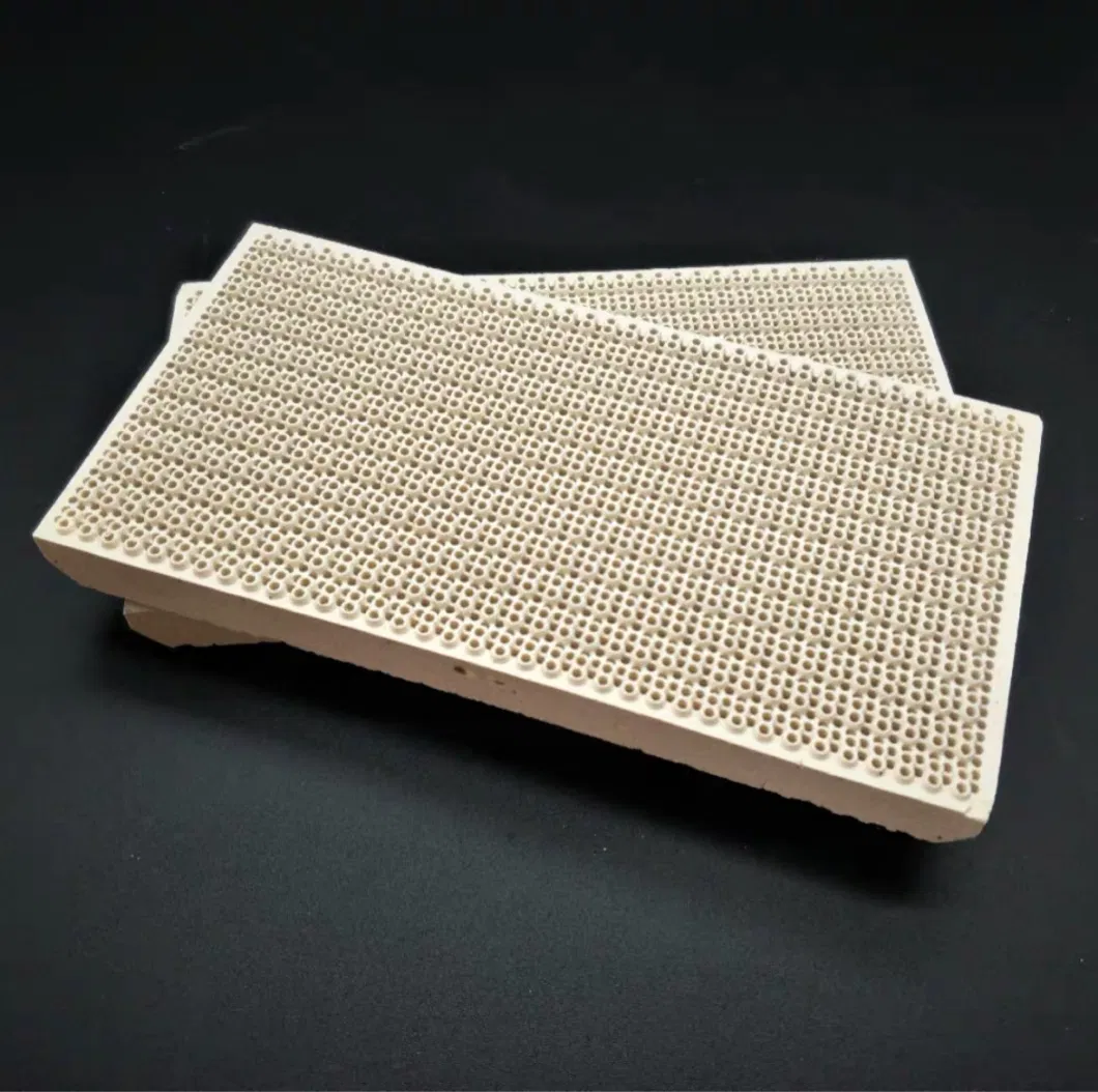 Stock 132*92*13mm Far Infrared Cordierite Honeycomb Ceramic Tile Gas Mullite Grill Burner Plate