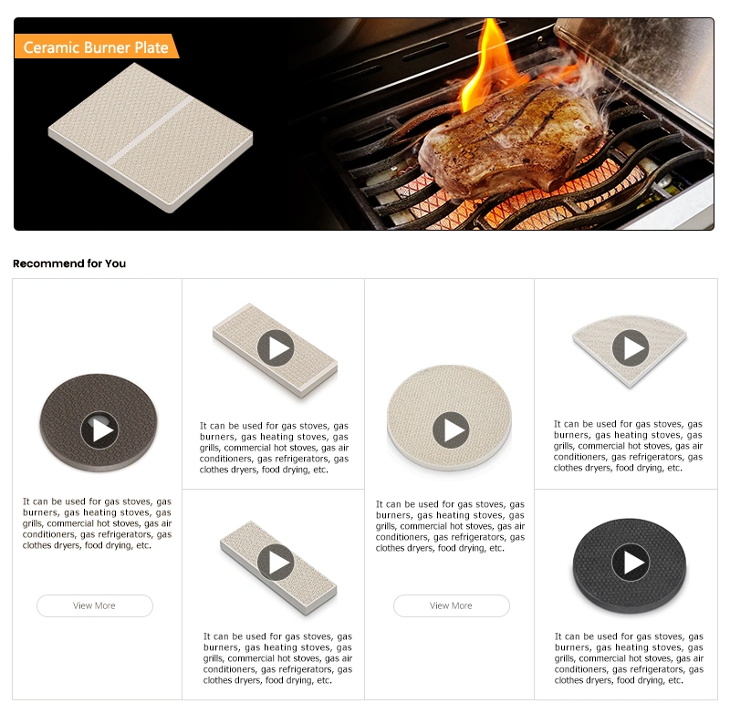 Infrared Sheet Honeycomb Ceramic Burning Plate for Burner Stove BBQ Grill