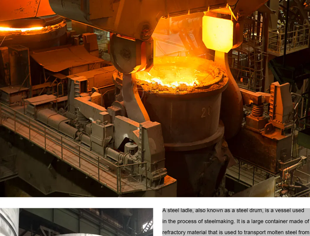 1-50 Tons Ladle Loading Liquid Steel Melting Steel