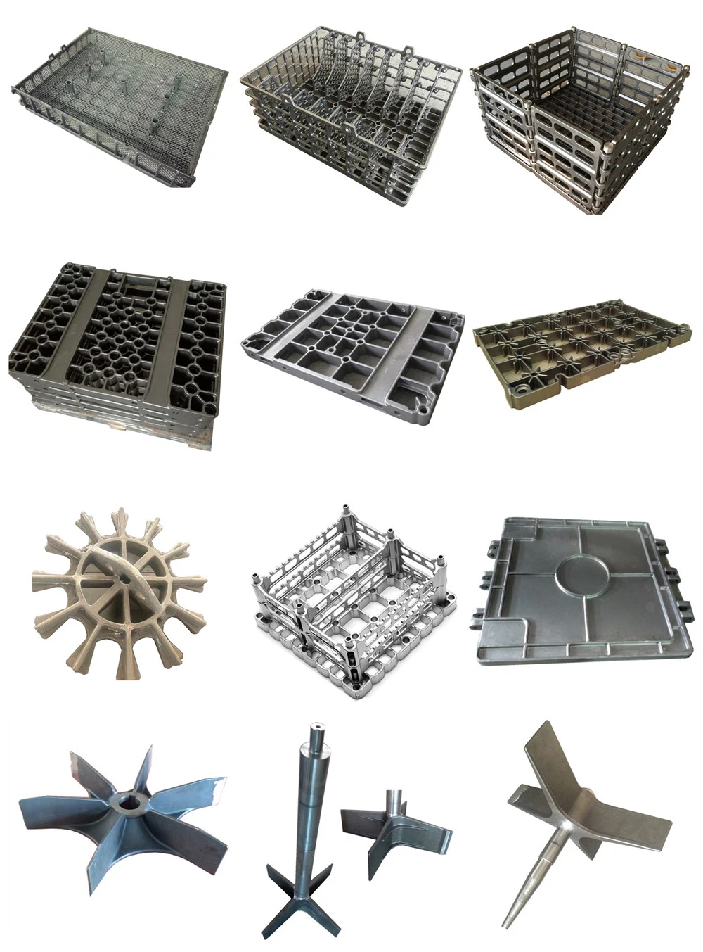 Custom Make Heat Resistant Stainless Cast Steel Heat Treatment Baskets