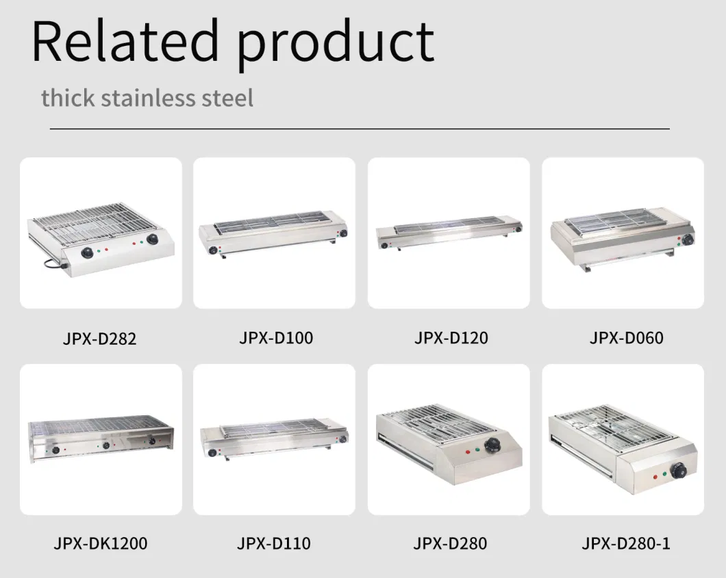 Catering Equipment Outdoor Electric Grill Plate for Snack Bar