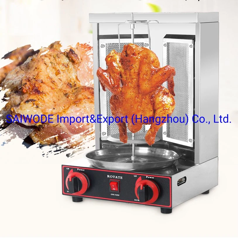 1/6 Electric Automatic Rotating Doner Kebab Machine Chicken Shawarma Grill Machine
