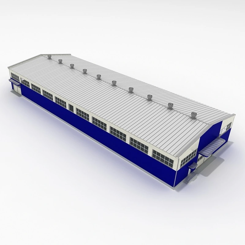 Cheap Light Weights Galvanized Steel Work Warehouse for Workshop and Storage Shed