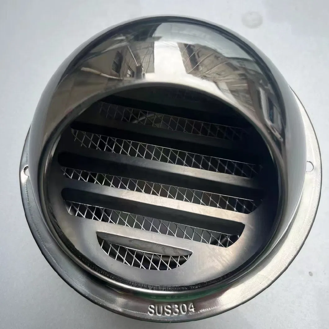 Stainless Steel Wall Round Air Vent Diffuser Waterproof Air Vent Cover Diffuser Grille