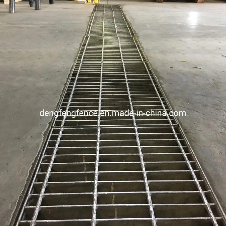 Industrial Floor Grates, Galvanized Steel Bar Grates for Special Shape Platform