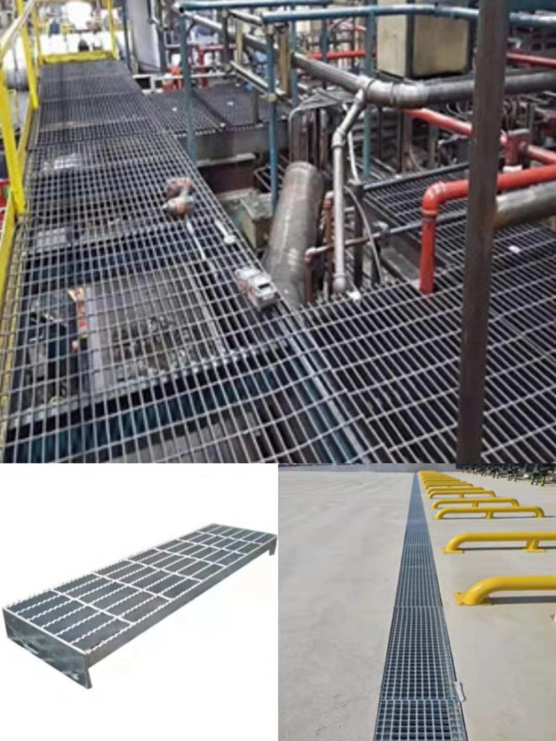 40*5mm Panama Catwalk Steel Grating Serrated Drain Grate Galvanized Prices