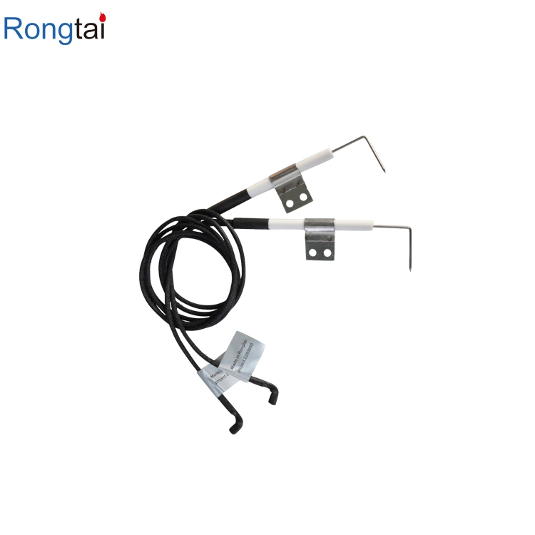 Wholesale Oven Accessories Gas Stove Burner Alumina Igniter Ceramic Ignition Electrode with Cable Wires