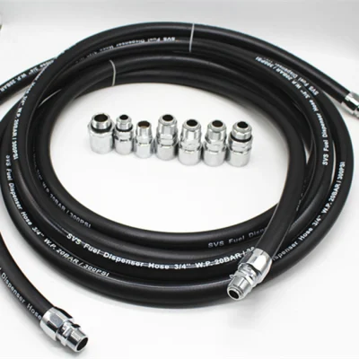 Flexible Lightweight 3/4" and 1" Gasoline Dispenser Hose Line with Excellent Ozone Resistance