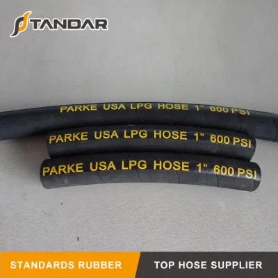  High Pressure Flexible Marine Propane Tank Adapter Rubber Liquefied Petroleum Gas LPG Flex Hose