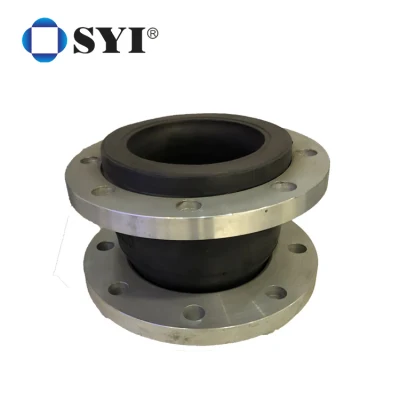 Custom Flexible Pipe Fitting Sphere Rubber Bellows Carbon Steel Expansion Joint with Flanges