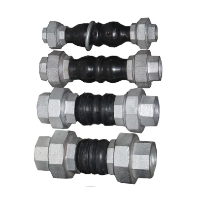 Rubber Expansion Joint Double Ball Union Type Compensator Dependable Manufacture