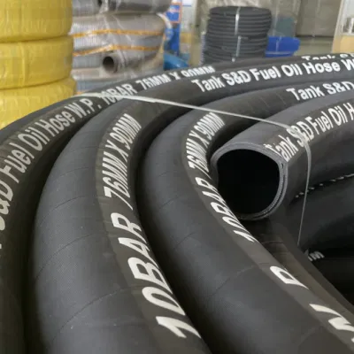  Synthetic Rubber Tank Truck Oil Suction Discharge Anti-Static Fuel Delivery Hose