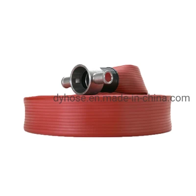  High Pressure White Marine Used PVC/Rubber/PU/Fabric Fire Hose for Fire Fighting