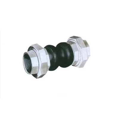  Floating Flange Double Spherical Flexible Bellow Threaded Rubber Expansion Joints