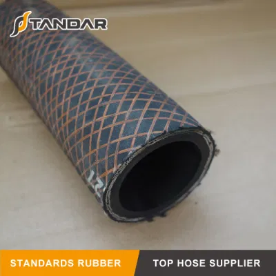 SAE 100r4 Stainless Steel Wire Braided Reinforced Hydraulic Oil Suction and Discharge Hose