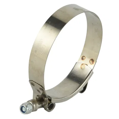Constant-Torque, Heavy Duty Construction Hose Clamp with Washers