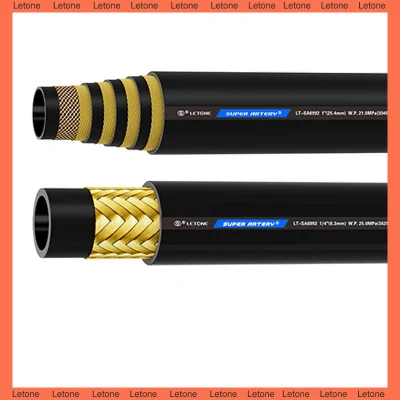 Lt SA6992 Super Artery Exceeds Rubber Hose Manufacturers Steel Wire High Pressure Hose Rubber Pipe for Oil Types of Hydraulic Hoses and Fittings